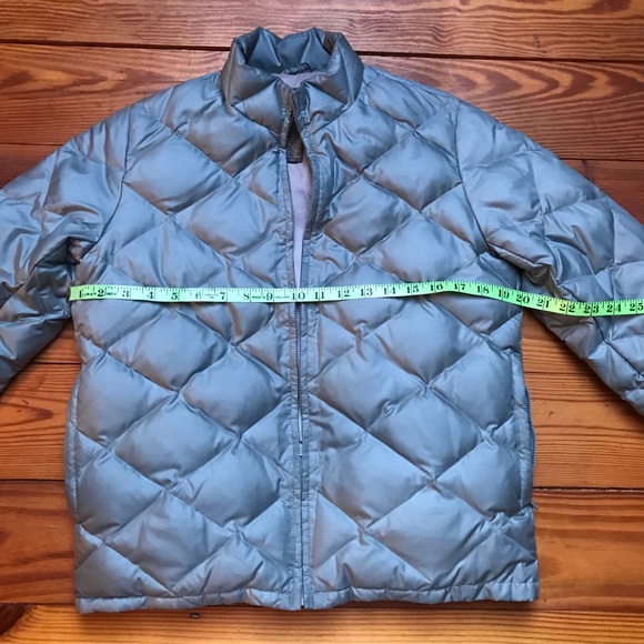 Banana Republic Silver Puffer Jacket, GUC, XS - Picture 7 of 14